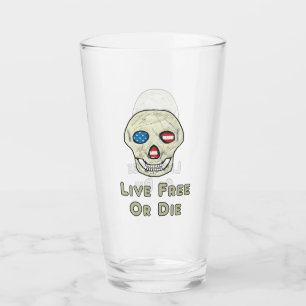Live Free Or Die Glass