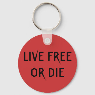 LIVE FREE OR DIE KEY RING