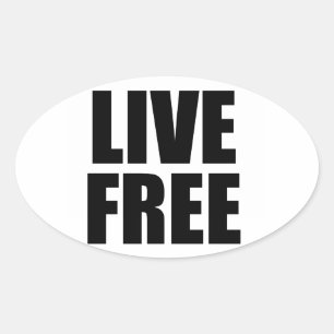 Live Free Sticker