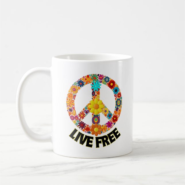 Live Free.w Coffee Mug (Left)