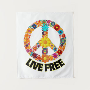 Live Free.w Tapestry