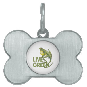 Live Green Pet ID Tag