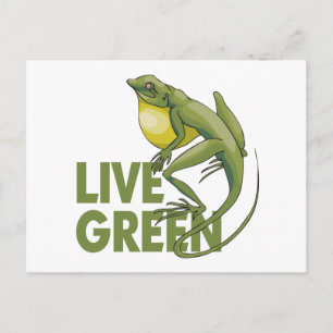 Live Green Postcard