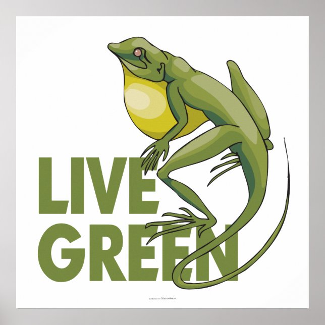 Live Green Poster (Front)
