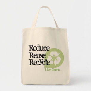 Live Green Tote Bag