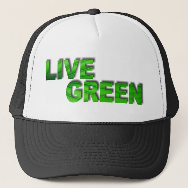 Live Green Trucker Hat (Front)