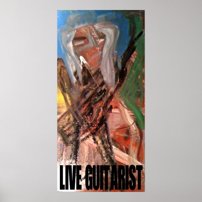 LIVE GUITARIST POSTER (Front)