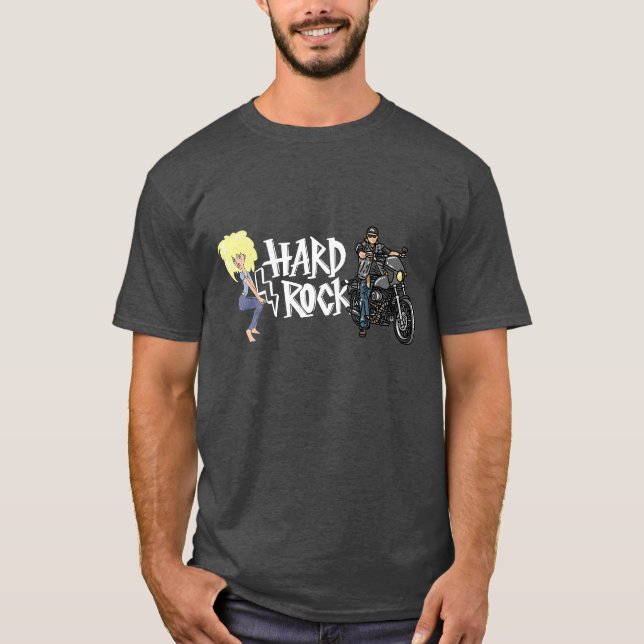  Live Hard Rock T-Shirt (Front)