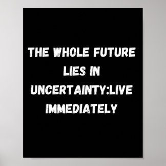 Live immediately poster