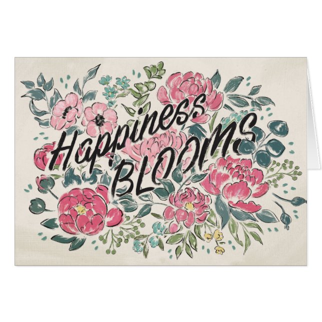 Live in Bloom | Happiness Blooms (Front Horizontal)