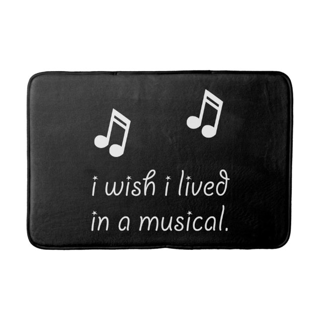 Live In Musical Bath Mat (Front)