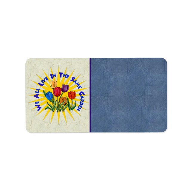 Live In Peace Garden Label (Front)