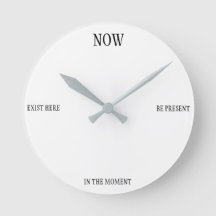Live in the Moment Clock