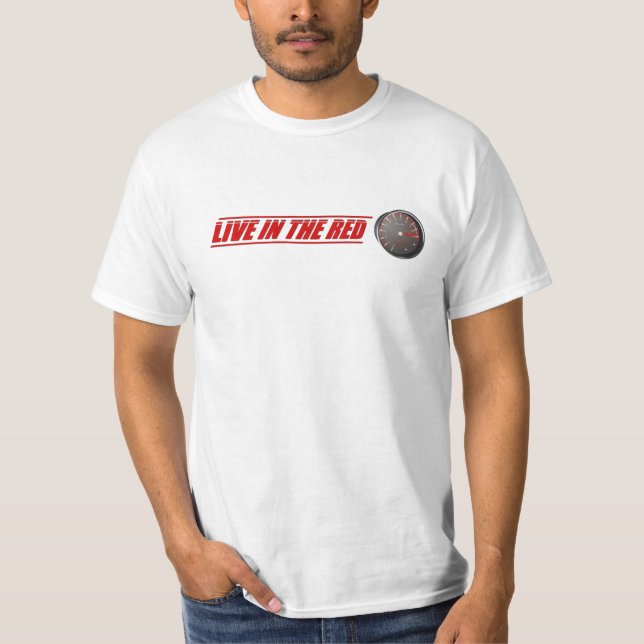 Live In The Red T-Shirt (Front)