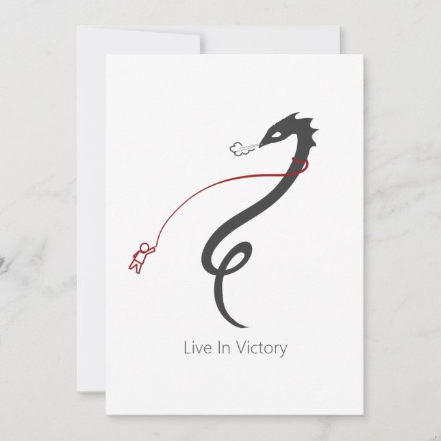 Live In Victory  Invitation (Front)