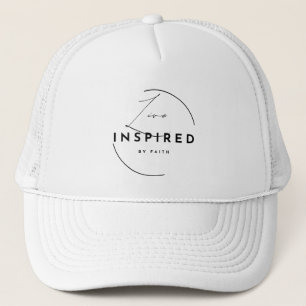 Live Inspired by Faith Minimalist Christian  Trucker Hat