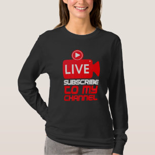 Live Irl Streaming Streamer Creator Blogger T-Shirt