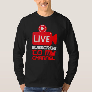 Live Irl Streaming Streamer Creator Blogger T-Shirt