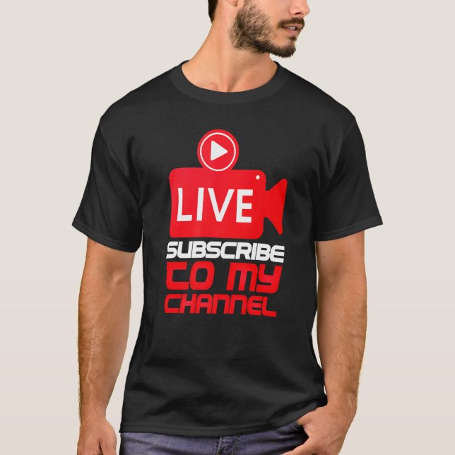 Live Irl Streaming Streamer Creator Blogger T-Shirt (Front)