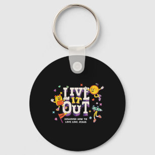 Live It Out Love Like Jesus Vbs 2025 Christian Cam Key Ring