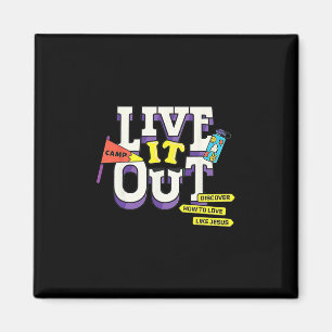 Live It Out Vbs 2025 Bible School Christian Youth Magnet