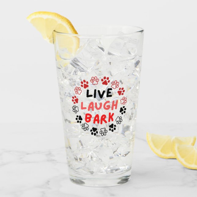 Live laugh bark glass (Front Ice)