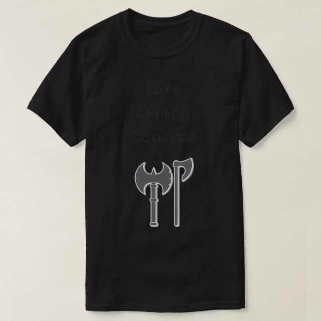 Live Laugh Concuss Classic TShirt (Design Front)