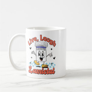 Live Laugh Lamictal, Happy Pills Escitalopram, Men Coffee Mug