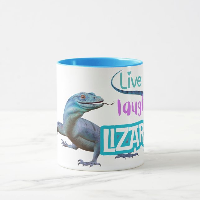 Live Laugh Lizard Mug (Center)