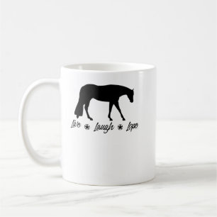 Live Laugh Lope Equestrian Western Pleasure Horse  Coffee Mug