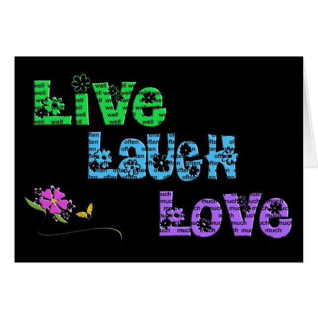 Live Laugh Love (Front Horizontal)
