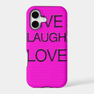 Live Laugh Love 3D iPhone Case