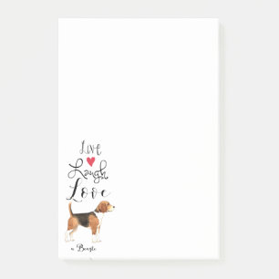 Live Laugh Love a Beagle Post-it Notes