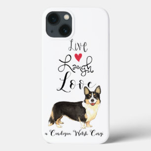 Live Laugh Love a  Cardigan Welsh Corgi iPhone 13 Case