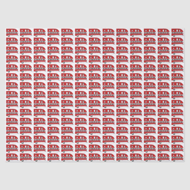 Live, Laugh, Love and Camp Tissue Paper (Front)