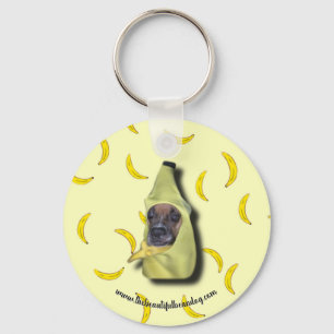 Live, Laugh, Love Bananas. Keychain