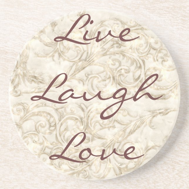 Live Laugh Love Coaster (Front)