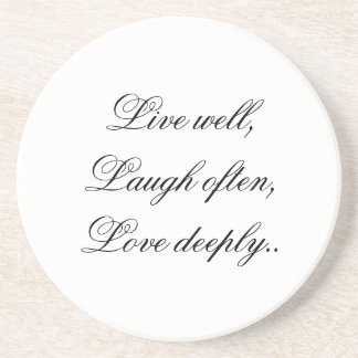 Live Laugh Love Coaster