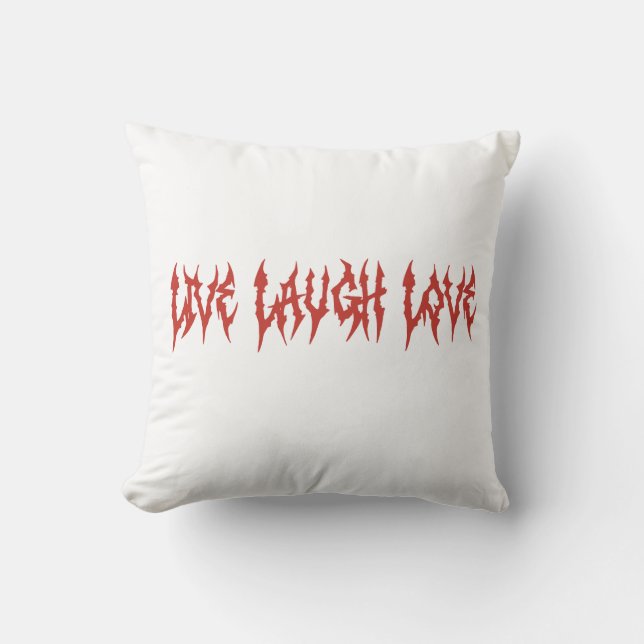 Live laugh love cushion (Front)