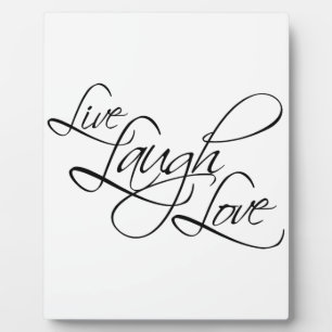 Live  Laugh  Love Customize Product Plaque