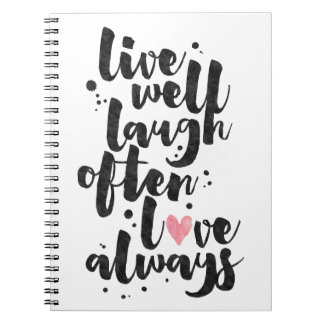 Live Laugh Love - Inspirational Journal