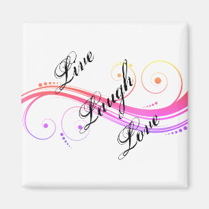 Live Laugh Love Magnet
