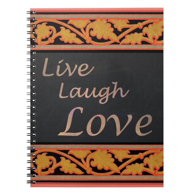 Live Laugh Love Notebook (Front)