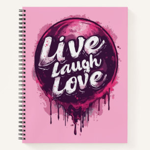 Live Laugh Love Notebook –Gratitude & Creativity