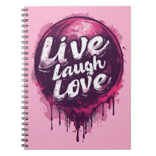 Live Laugh Love Notebook – Gratitude & Creativity