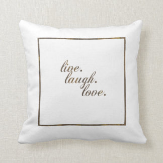 Live Laugh Love Pillow