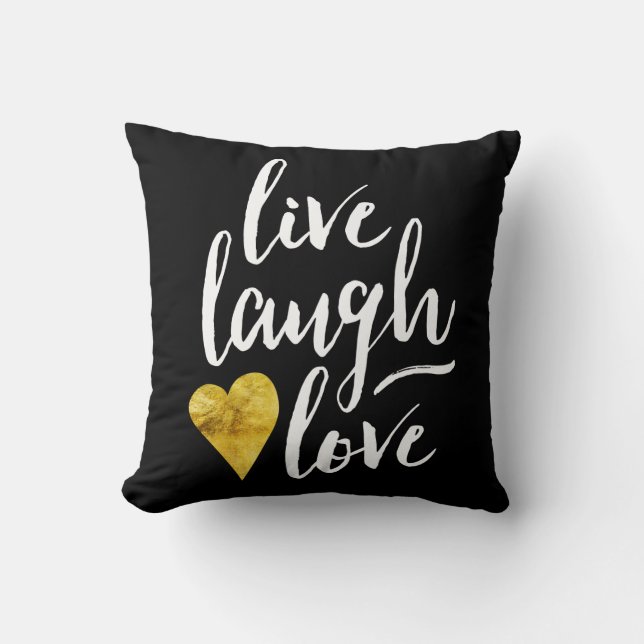 Live Laugh Love Pillow (Front)