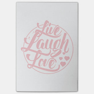 Live Laugh Love Post-it Notes