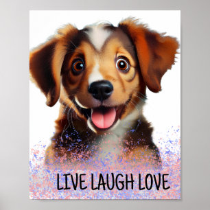 live laugh love poster