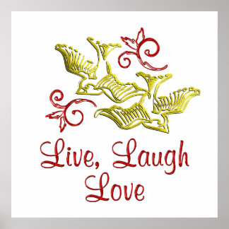 LIVE LAUGH LOVE POSTER